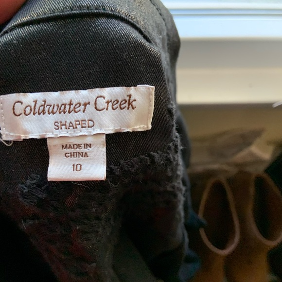 Beautiful Coldwater Creek Black Jacket - Picture 4 of 5